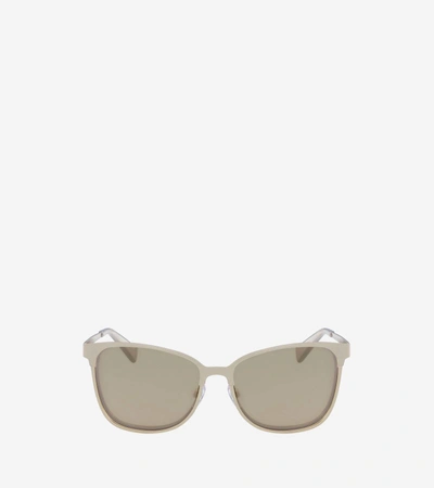 Cole Haan Metal Butterfly Sunglasses - Sand