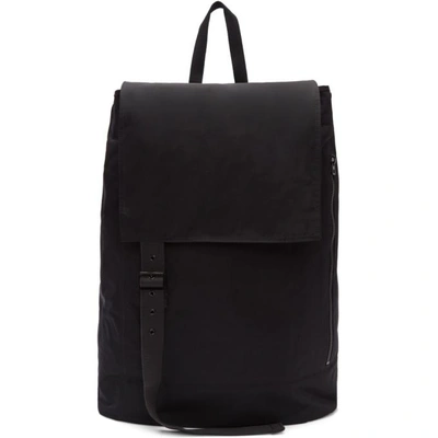 Raf Simons Black Eastpak Edition Large Toploader Flap Backpack