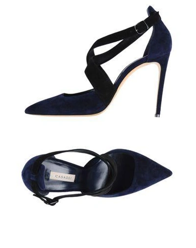 Casadei Pumps In Dark Blue