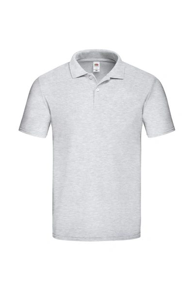 Fruit Of The Loom Mens Original Polo Shirt (heather Grey)