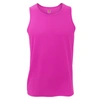 Fruit Of The Loom Mens Moisture Wicking Performance Vest Top (fuchsia) In Pink