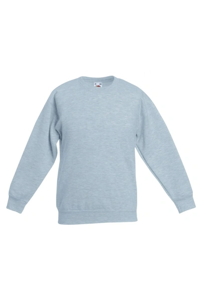 Fruit Of The Loom Kids Big Girls Premium 70/30 Sweatshirt (heather Grey)
