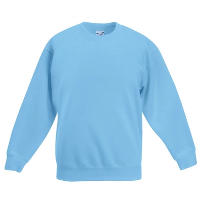 Fruit Of The Loom Kids Unisex Premium 70/30 Sweatshirt (pack Of 2) (sky Blue)