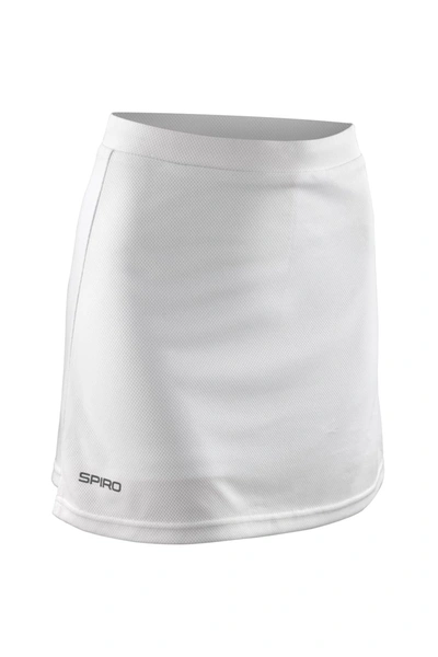 Spiro Ladies Windproof Quick Dry Sports Skort In White