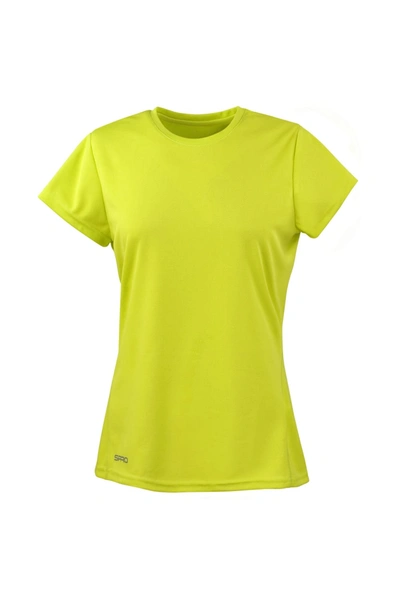Spiro Womens/ladies Sports Quick-dry Short Sleeve Performance T-shirt (lime Green)