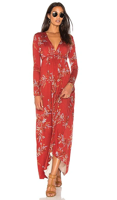 Rachel Pally Long-sleeve Floral-print Maxi Dress, Plus Size In Garland