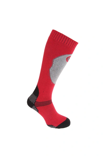 Universal Textiles Womens/ladies High Performance Ski Socks (1 Pair) (red)