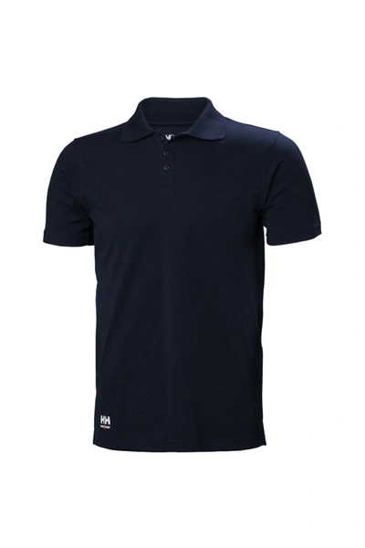Helly Hansen Mens Manchester Polo Shirt (navy) In Blue