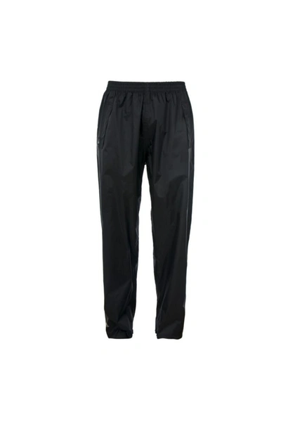 Trespass Adults Unisex Qikpac Pants/trousers In Black