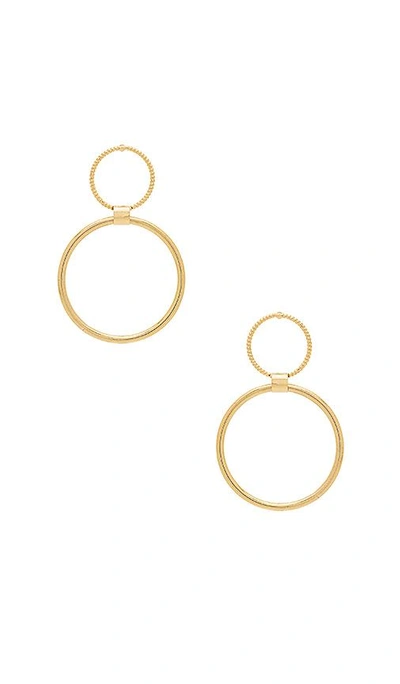 8 Other Reasons Ring Of Fire Earring In Metallic Gold