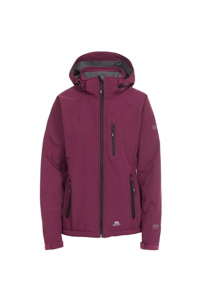 Trespass Womens/ladies Bela Ii Waterproof Softshell Jacket (grape Wine) In Purple