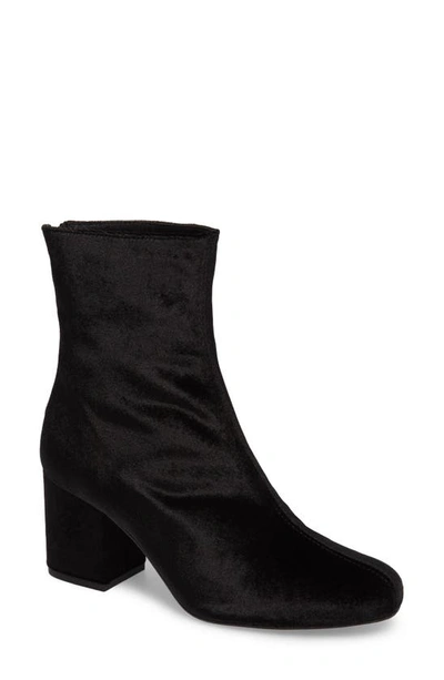 Free People Cecile Block Heel Bootie In Wine