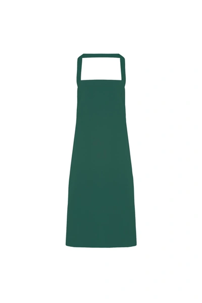 Premier Ladies/womens Apron (no Pocket) / Workwear (bottle) (one Size) (one Size) In Green