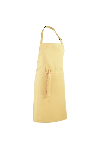 Premier Colours Bib Apron/workwear (lemon) (one Size) (one Size) In Yellow