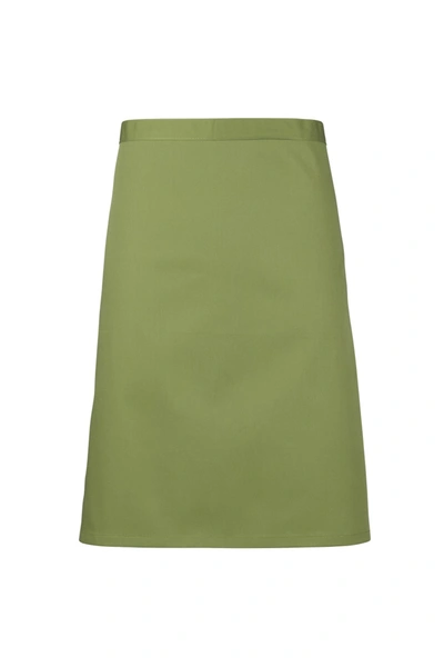 Premier Ladies/womens Mid-length Apron (oasis Green) (one Size)