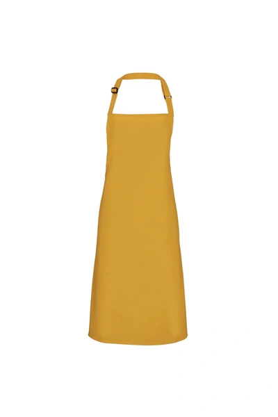 Premier Colours Bib Apron/workwear (mustard) (one Size) (one Size) In Orange