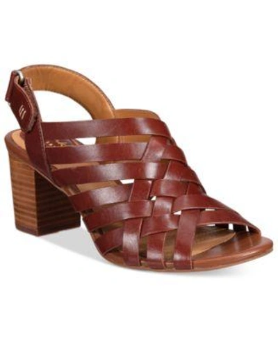 Clarks Artisan Women's Ralene Luster Dress Sandals Women's Shoes In Tan