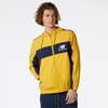 New Balance Men's Nb Athletics Higher Learning Windbreaker In Aspen Yellow