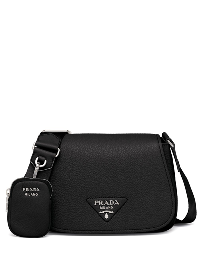 Prada Leather Shoulder Bag In F02yp Sabbia N | ModeSens