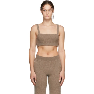 Frame Beige Cashmere Cropped Tank Top