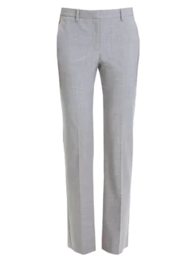 Theory Hartsdale Wool-blend Stretch Pants In Sky