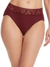 Hanky Panky Supima Cotton French Cut Brief In Cabernet