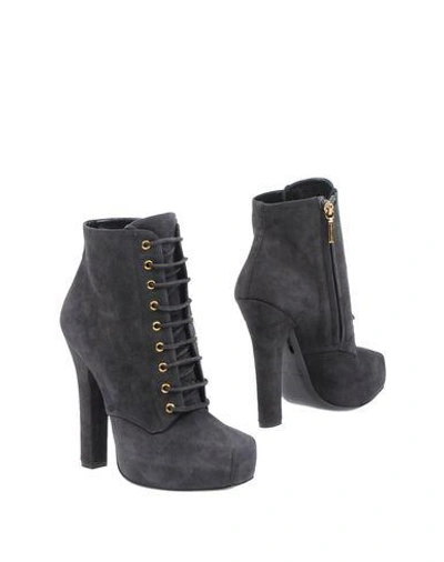 Dolce & Gabbana Ankle Boot In Lead