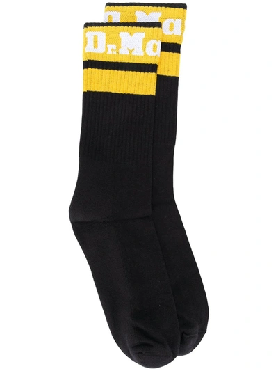 Dr. Martens Logo Socks In Black