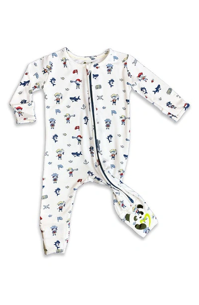 Bellabu Bear Babies' Kids' Pirate Convertible Footie Pajamas