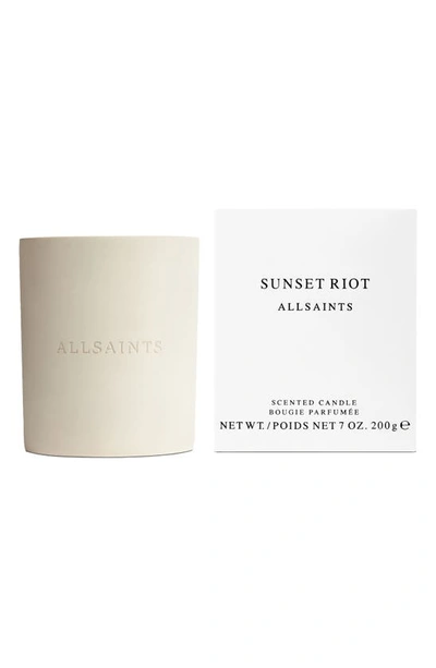 Allsaints Sunset Riot Scented Candle, 7 oz