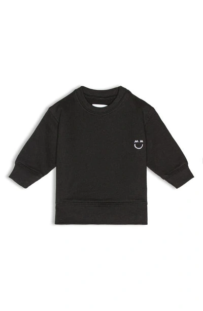 Miles And Milan Baby's & Little Kid's The Happy Mm Print Sweatshirt In Black