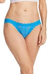 Hanky Panky 'signature Lace' Brazilian Bikini In Laguna Blue