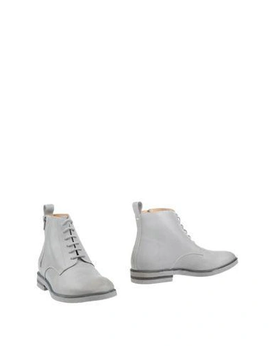 Maison Margiela Ankle Boots In Light Grey