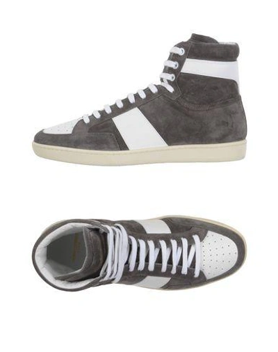 Saint Laurent Sneakers In Grey