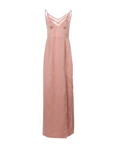 Nbd Long Dresses In Pale Pink