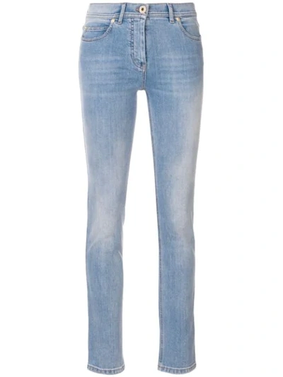 Versace Skinny Fit Jeans In Denim