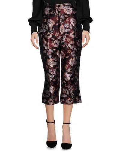 Dolce & Gabbana 3/4-length Shorts In Maroon