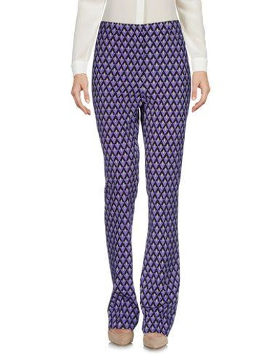 Prada Casual Pants In Purple