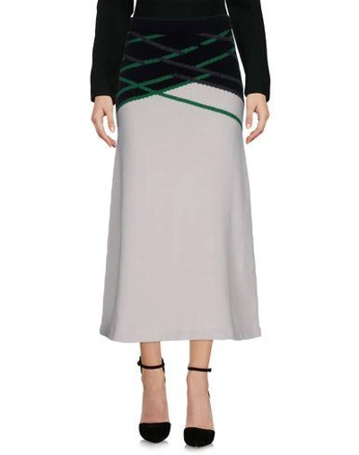 Jil Sander 3/4 Length Skirt In Green