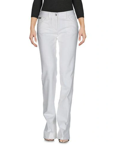 Dolce & Gabbana Denim Pants In White