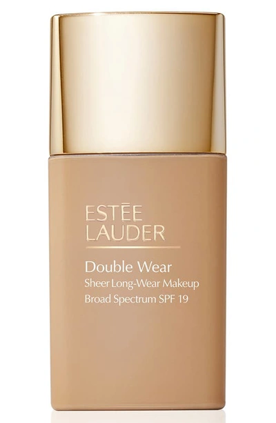 Estée Lauder Double Wear Sheer Long-wear Makeup Spf 19 2w1 Dawn 1 oz/ 30 ml In 2w1 Dawn (light Medium With Warm Peach Undertones)