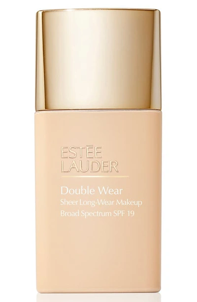 Estée Lauder Double Wear Sheer Long-wear Makeup Spf 19 1n1 Ivory Nude 1 oz/ 30 ml In 1n1 Ivory Nude (light With Neutral Peach Undertones)