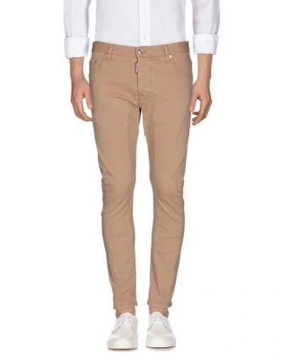Dsquared2 Jeans In Camel