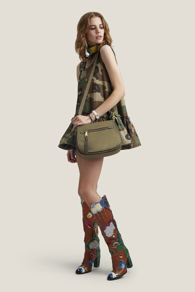 Marc Jacobs Trooper Nomad Saddle In Army Green