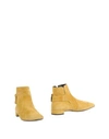 Roger Vivier Ankle Boot In Yellow