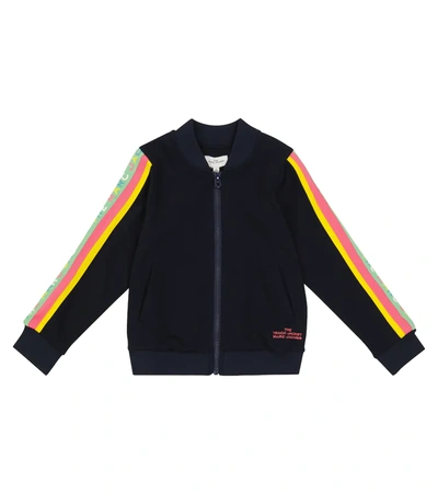 The Marc Jacobs Teen Side Stripe-detail Jacket In Navy