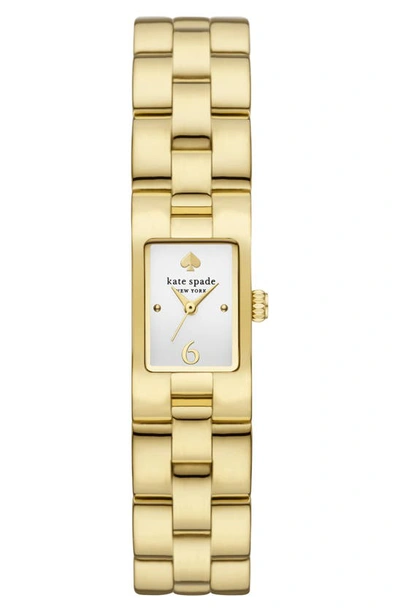 Kate Spade Brookville Bracelet Watch, 22mm X 16mm In Gold