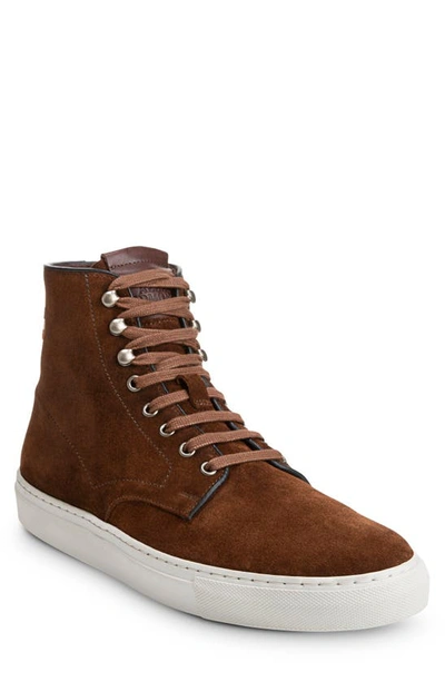 Allen Edmonds Higgins Mill Sneaker In Snuff Suede