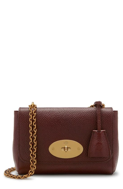 Mulberry Lily Convertible Leather Shoulder Bag In Oxblood