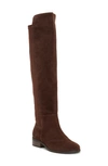 Lucky Brand Women's Calypso Riding Boots Women's Shoes In Chocolate